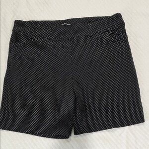 Hilary Radley Women's Black Polka Dot Shorts